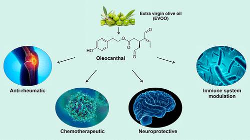 Natural Molecules for Healthy Lifestyles: Oleocanthal from Extra Virgin Olive Oil
